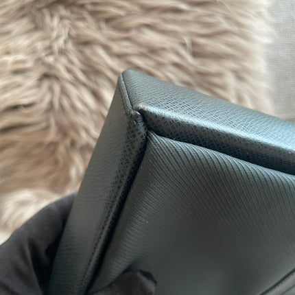 Preloved Authentic Louis Vuitton Taiga Leather Crossbody Bag – Épicéa Green, Silver Hardware