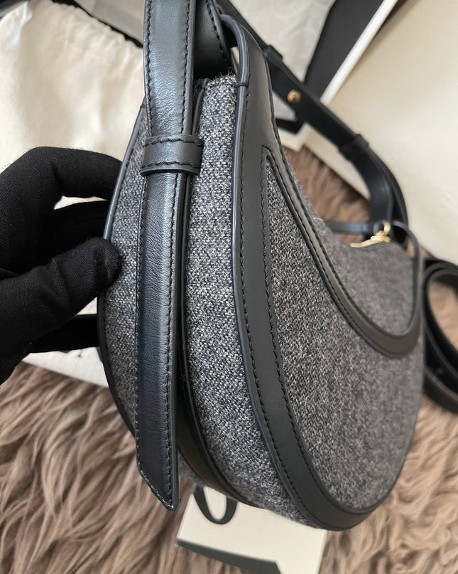 Preloved Authentic Polène Numéro Dix Grained Black Edition Calfskin