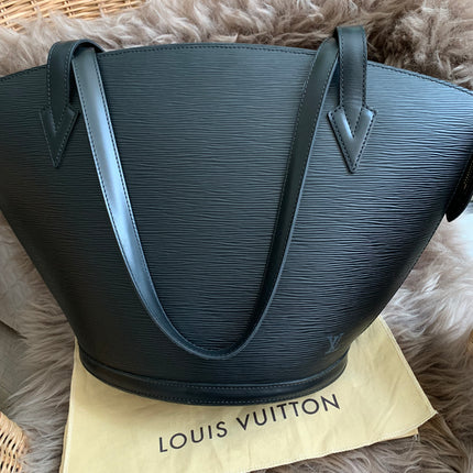 Louis Vuitton Black Epi Leather Saint Jacques PM Tote