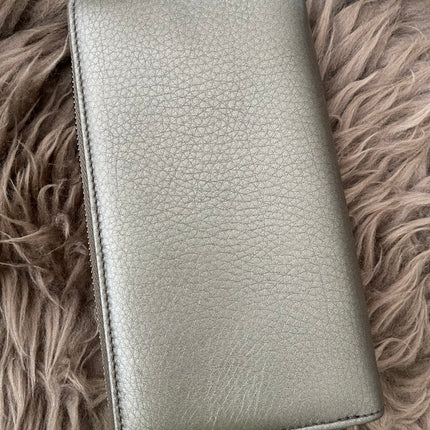 Preloved Authentic Rank A- Gucci Soho Zip-Around Wallet