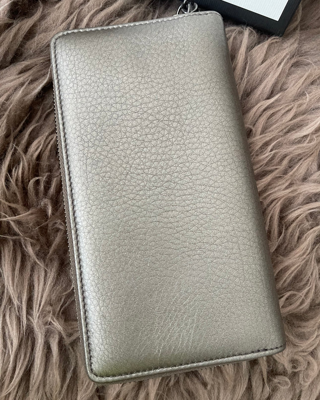 Preloved Authentic Rank A- Gucci Soho Zip-Around Wallet