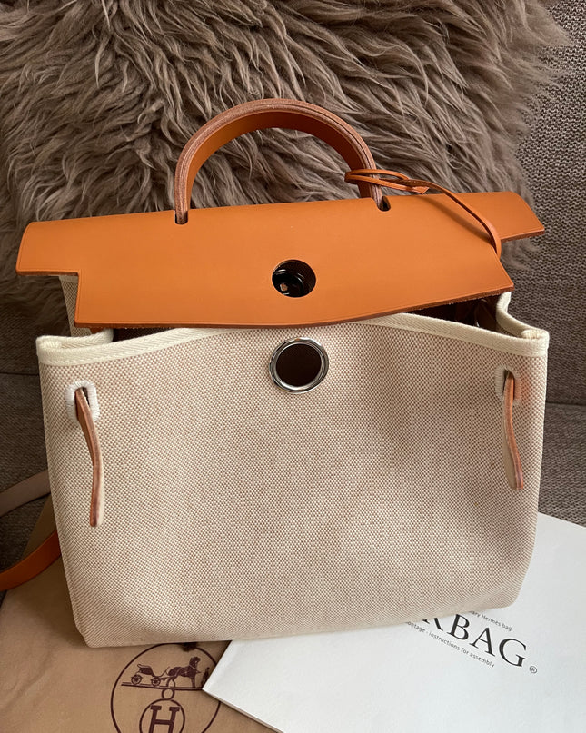 Preloved Authentic Hermes Herbag Zip