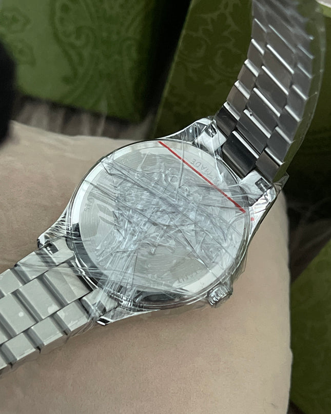 Preloved Authentic unused Gucci G-Timeless bee 32mm stainless steel watch