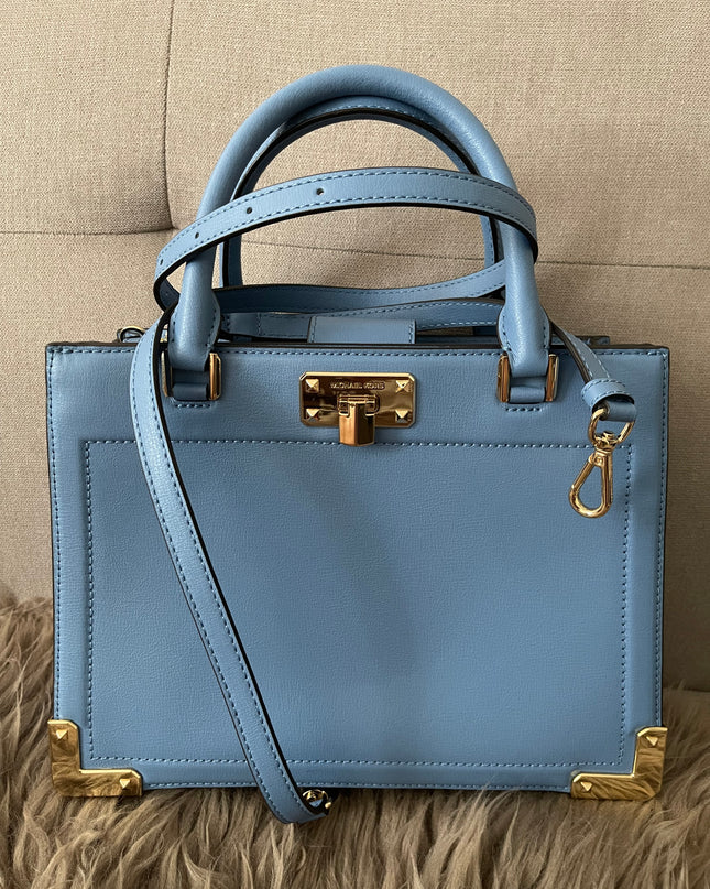 Preloved Authentic Michael Kors Kinsley Accordion Satchel