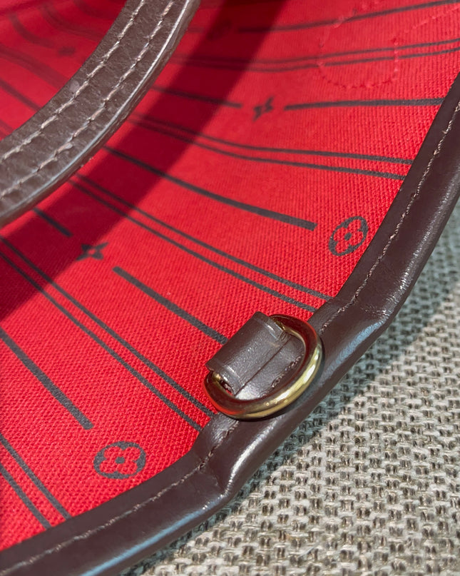 Preloved Authentic Louis Vuitton Neverfull PM — Damier Ebène Canvas