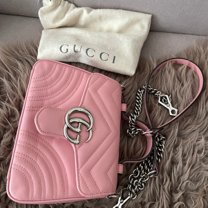 Preloved Authentic GUCCI GG Marmont mini top handle bag