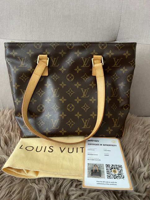 Preloved Authentic Louis Vuitton Cabas Piano Monogram Canvas tote bag
