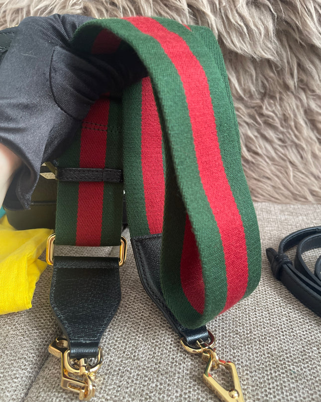 Preloved Authentic Gucci x Adidas Horsebit 1955 Mini Bag