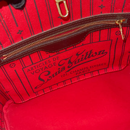 Preloved Authentic Louis Vuitton Neverfull PM — Damier Ebène Canvas