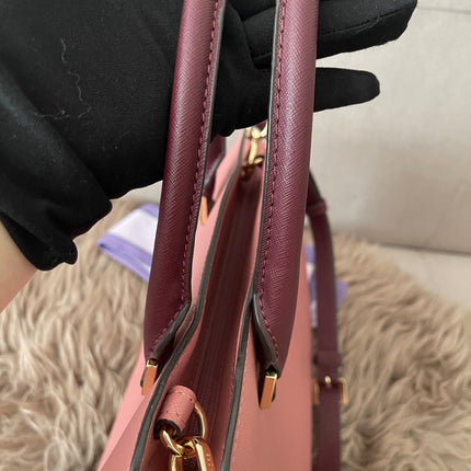 Preloved Authentic Michael Kors Selma Saffiano Leather Medium Satchel
