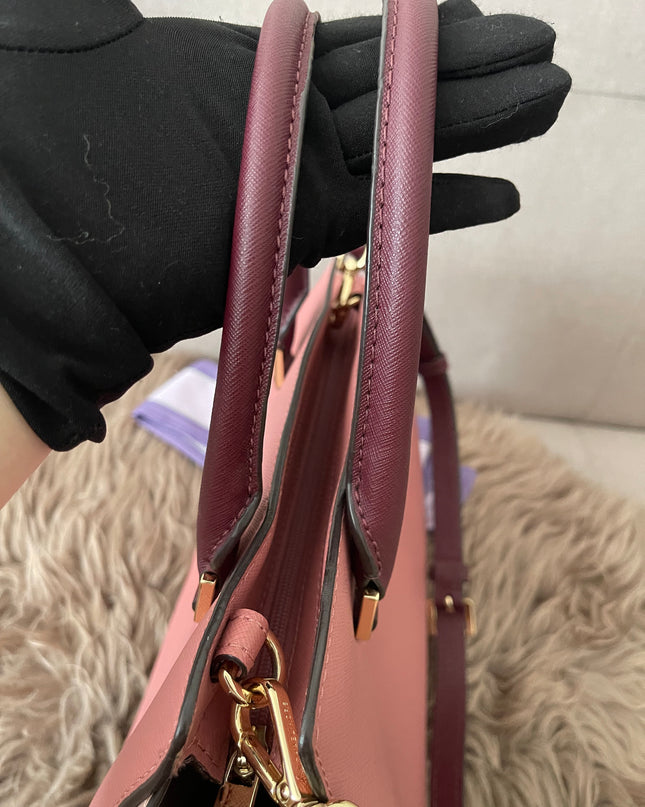 Preloved Authentic Michael Kors Selma Saffiano Leather Medium Satchel
