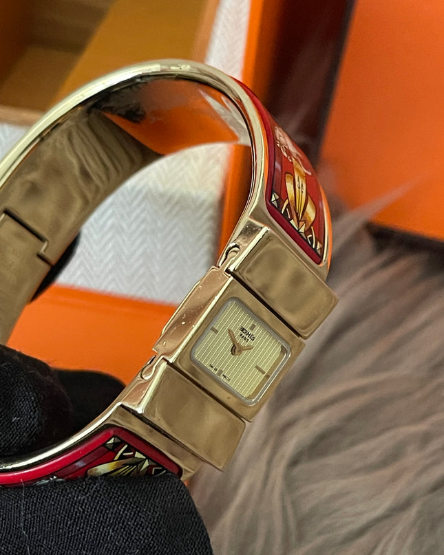 Preloved Authentic Hermès Loquet Watch
