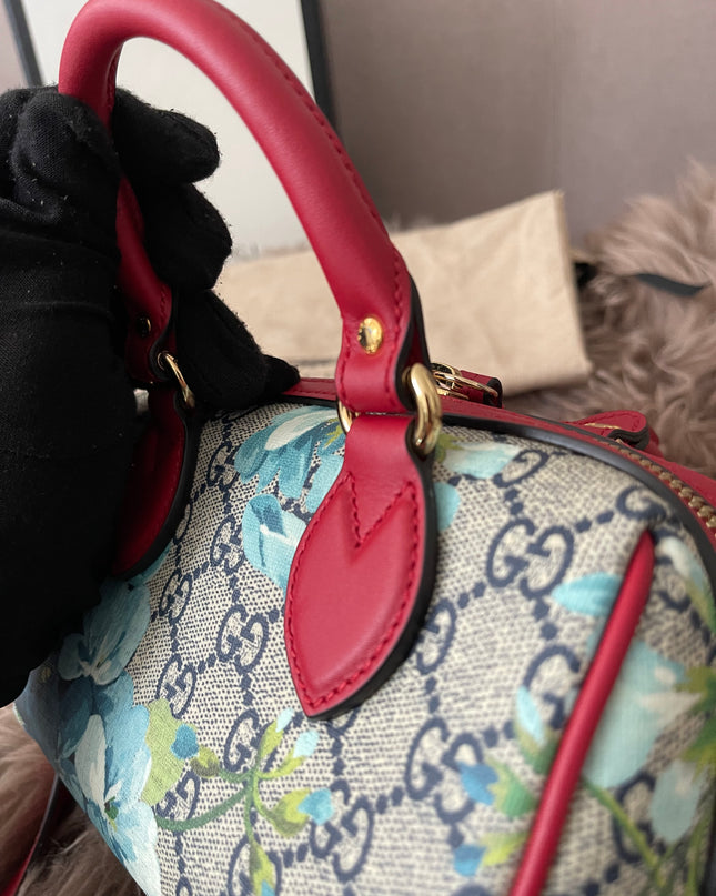 Preloved Authentic Gucci GG Blooms Mini Boston Bag
