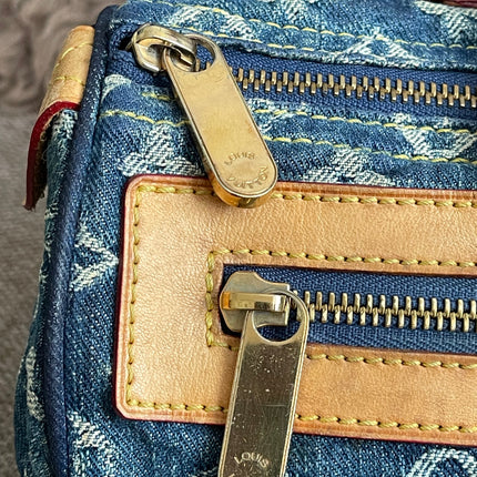 Preloved Authentic Louis Vuitton Neo Speedy Monogram Denim Handbag