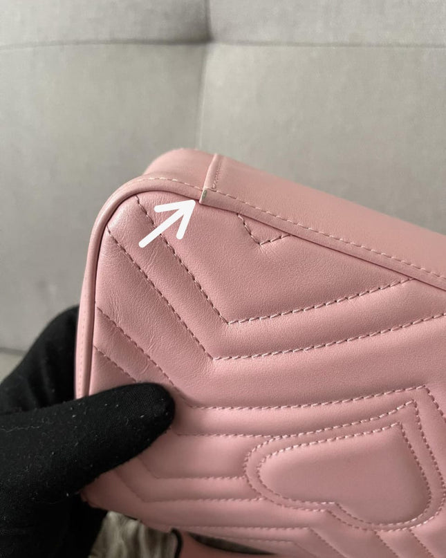 Preloved Authentic GUCCI GG Marmont mini top handle bag