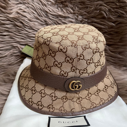 UNUSED GUCCI GG CANVAS BUCKET HAT