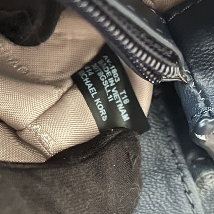 Preloved Authentic Michael Kors Black Leather Small Sloan Studded Chain Shoulder Bag