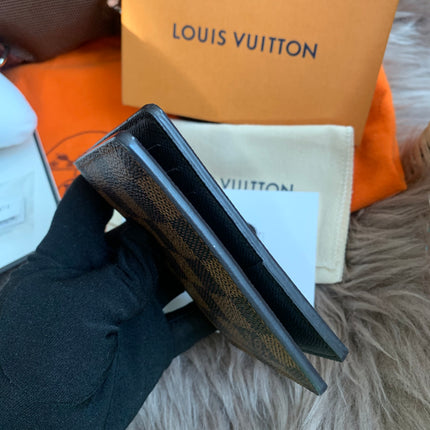 LOUIS VUITTON Damier Ebene Canvas Pocket Organizer