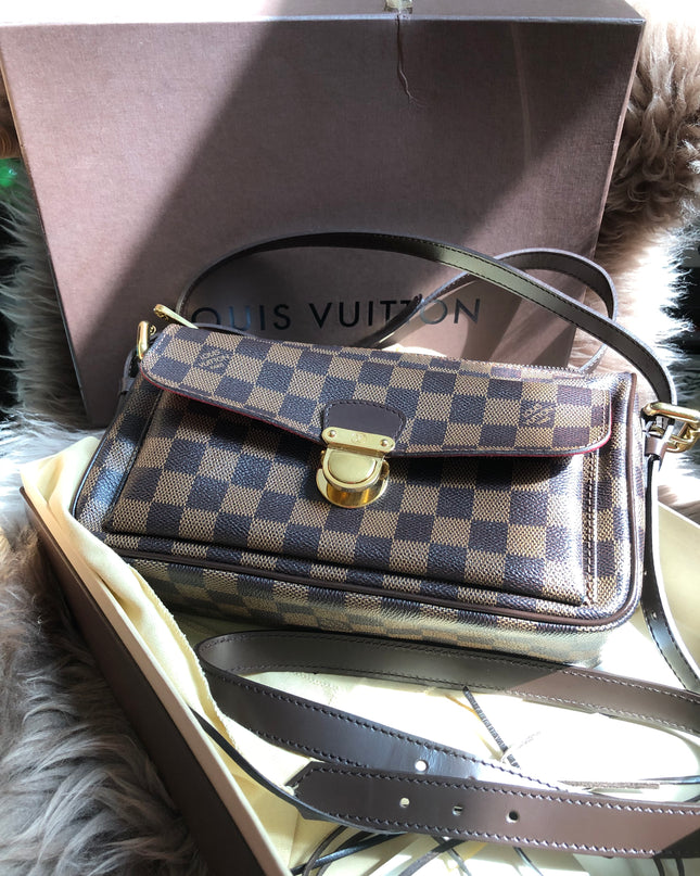 Preloved Louis Vuitton Brown Damier Ebene  Ravello GM