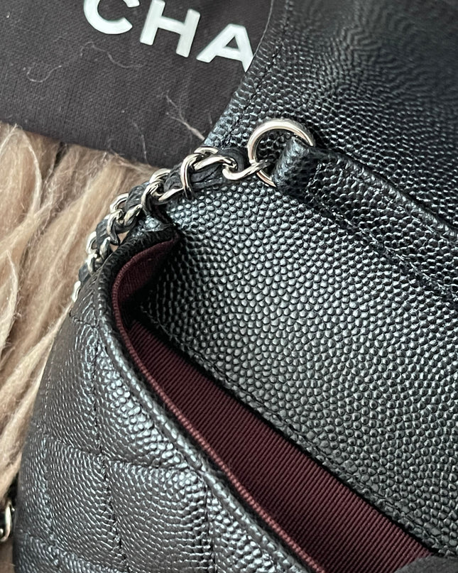 Preloved Authentic Chanel Glasses Case with Chain