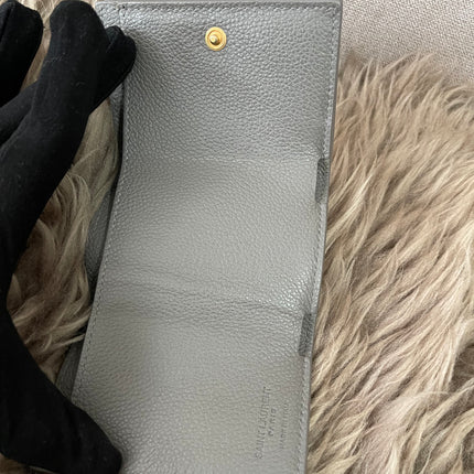 Preloved Authentic Yves Saint Laurent Trifold Compact Wallet