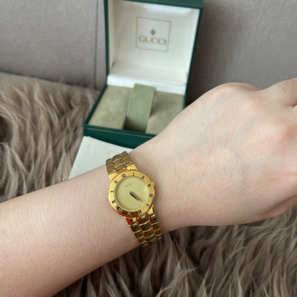 Preloved Authentic Gucci (Vintage) Gold tone metal watch