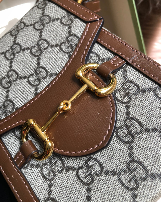 Preloved Gucci Horsebit 1955 mini bag