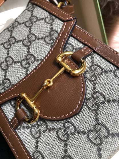 Preloved Gucci Horsebit 1955 mini bag