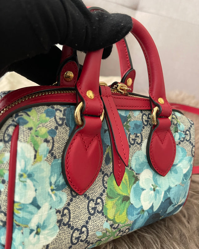 Preloved Authentic Gucci GG Blooms Mini Boston Bag