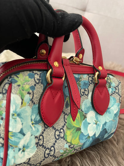 Preloved Authentic Gucci GG Blooms Mini Boston Bag