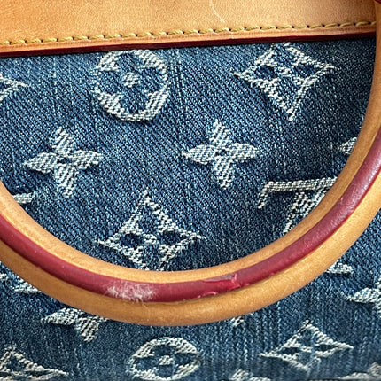 Preloved Authentic Louis Vuitton Neo Speedy Monogram Denim Handbag