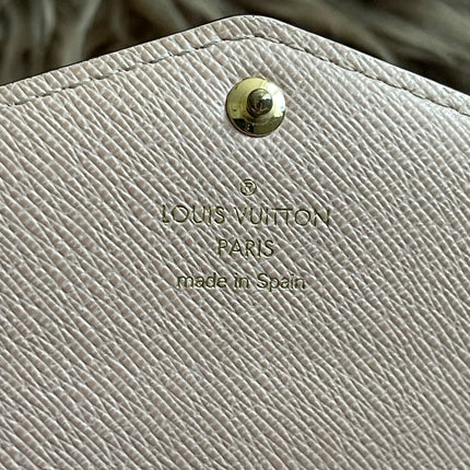 Preloved Authentic Louis Vuitton Sarah Wallet in Damier Ebene