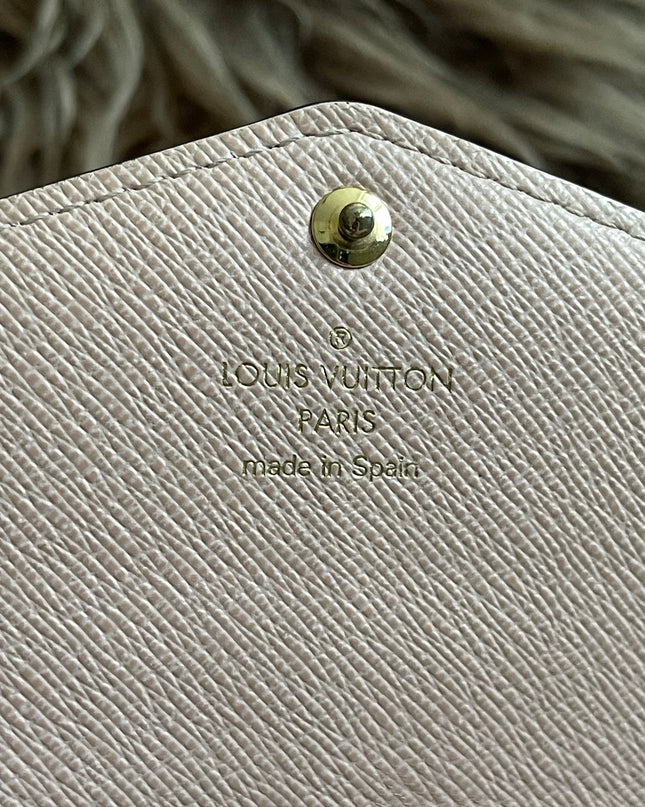 Preloved Authentic Louis Vuitton Sarah Wallet in Damier Ebene