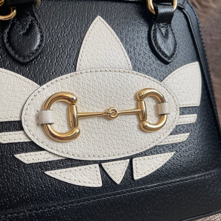 Preloved Authentic Gucci x Adidas Horsebit 1955 Mini Bag