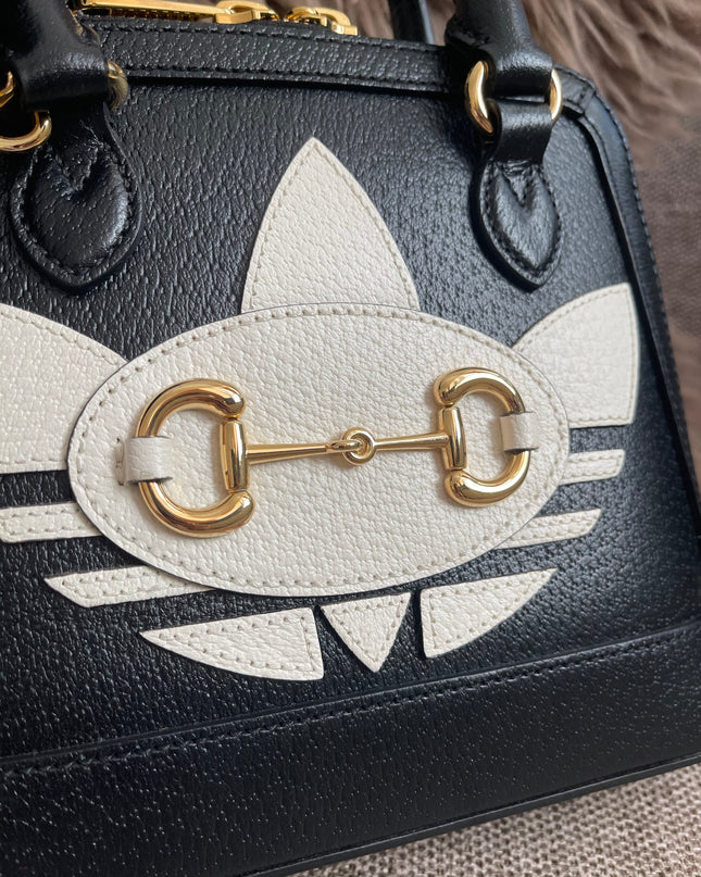Preloved Authentic Gucci x Adidas Horsebit 1955 Mini Bag