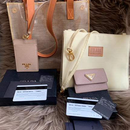 Alviero Prima Classe Small Clear Tote Bag