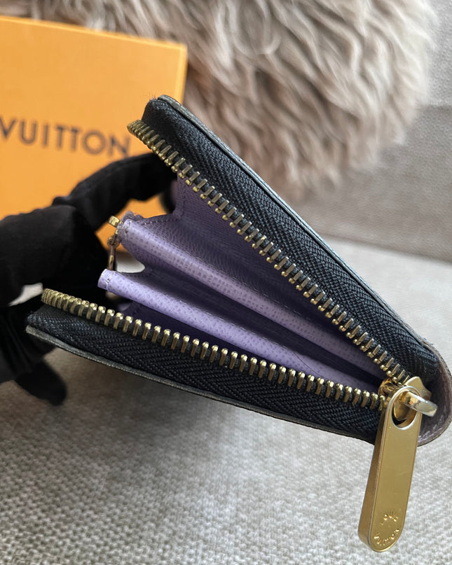 Preloved Authentic Louis Vuitton Zippy Wallet – Multicolor Monogram Black (Murakami) with Box