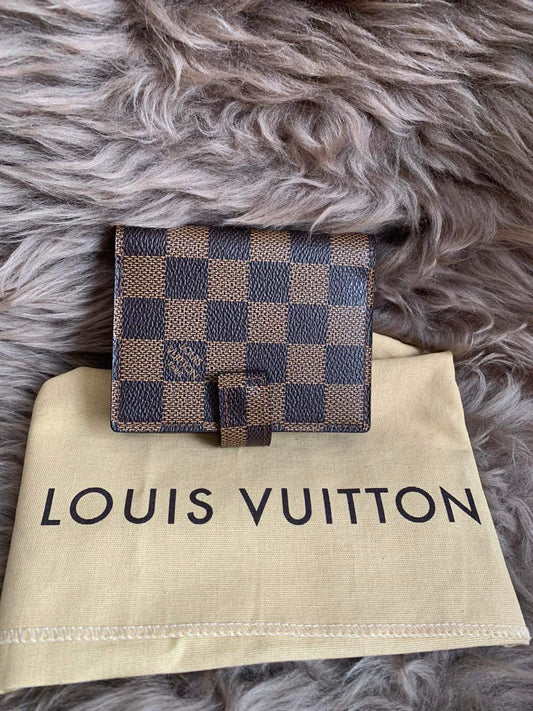 Louis Vuitton Mini Agenda Damier Ebene (Card Holder )