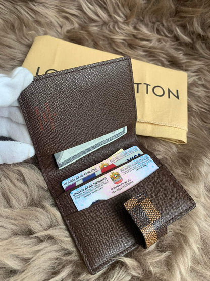Louis Vuitton Mini Agenda Damier Ebene (Card Holder )