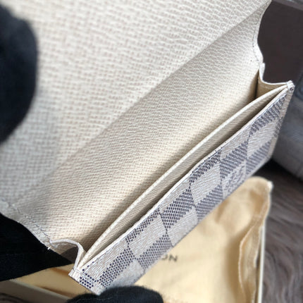 Louis Vuitton Pre-Owned Damier Azur Card Holder