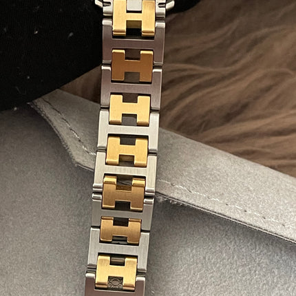 Preloved Authentic Hermès Clipper Watch (2-Tone)