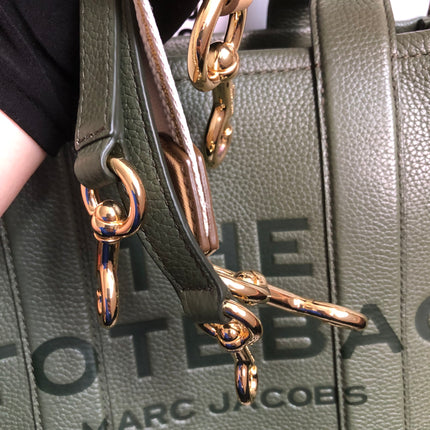 Preloved Marc Jacobs the medium leather tote bag in Green