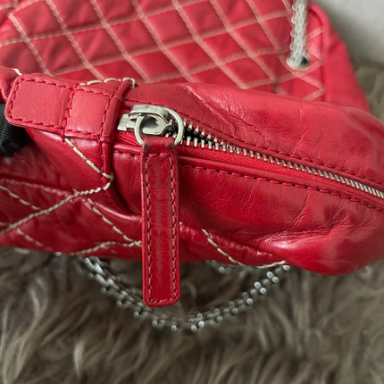 Preloved Authentic Chanel Reissue Camera Bag with silver-tone chain straps