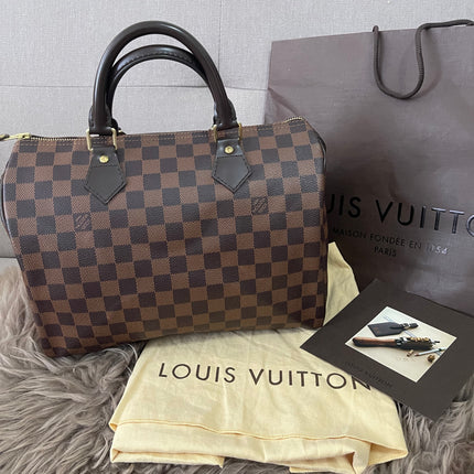 Preloved Louis Vuitton Speedy 30 Damier