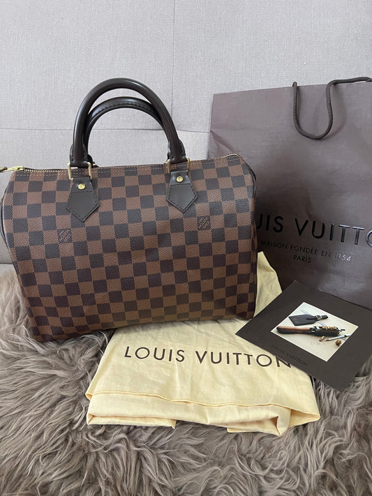 Preloved Louis Vuitton Speedy 30 Damier