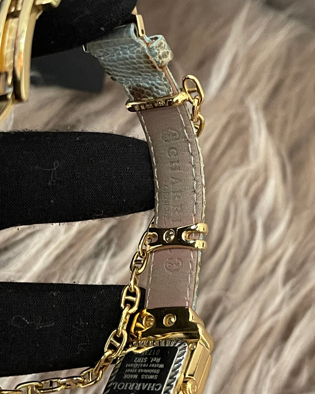 Preloved Authentic Charriol St-Tropez Green Shell Dial