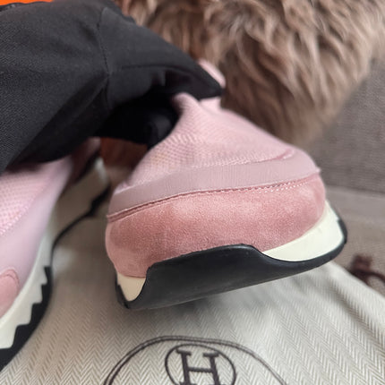 Preloved Authentic Hermes Brides de Gala Sneaker Rose Pink EU 37.5