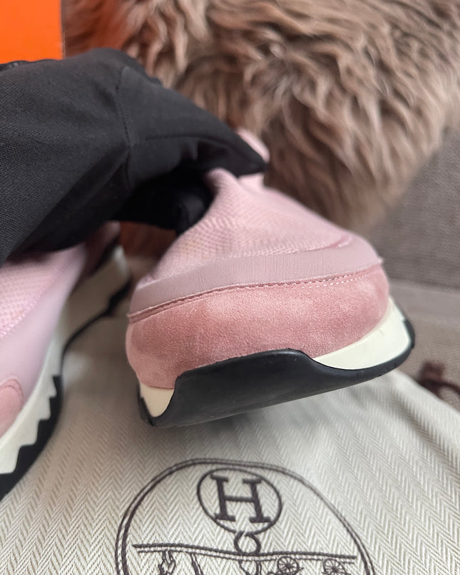 Preloved Authentic Hermes Brides de Gala Sneaker Rose Pink EU 37.5