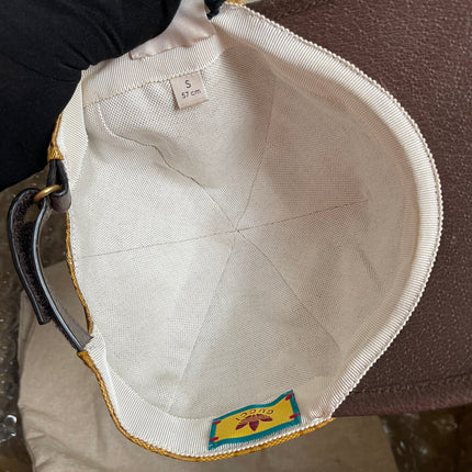 UNUSED Gucci x Adidas GG Monogram Baseball Hat