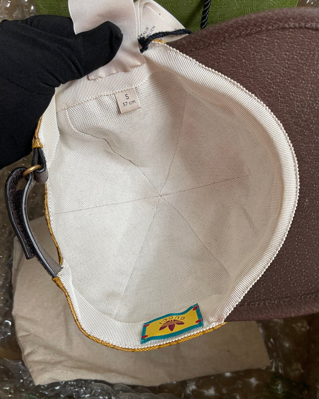 UNUSED Gucci x Adidas GG Monogram Baseball Hat